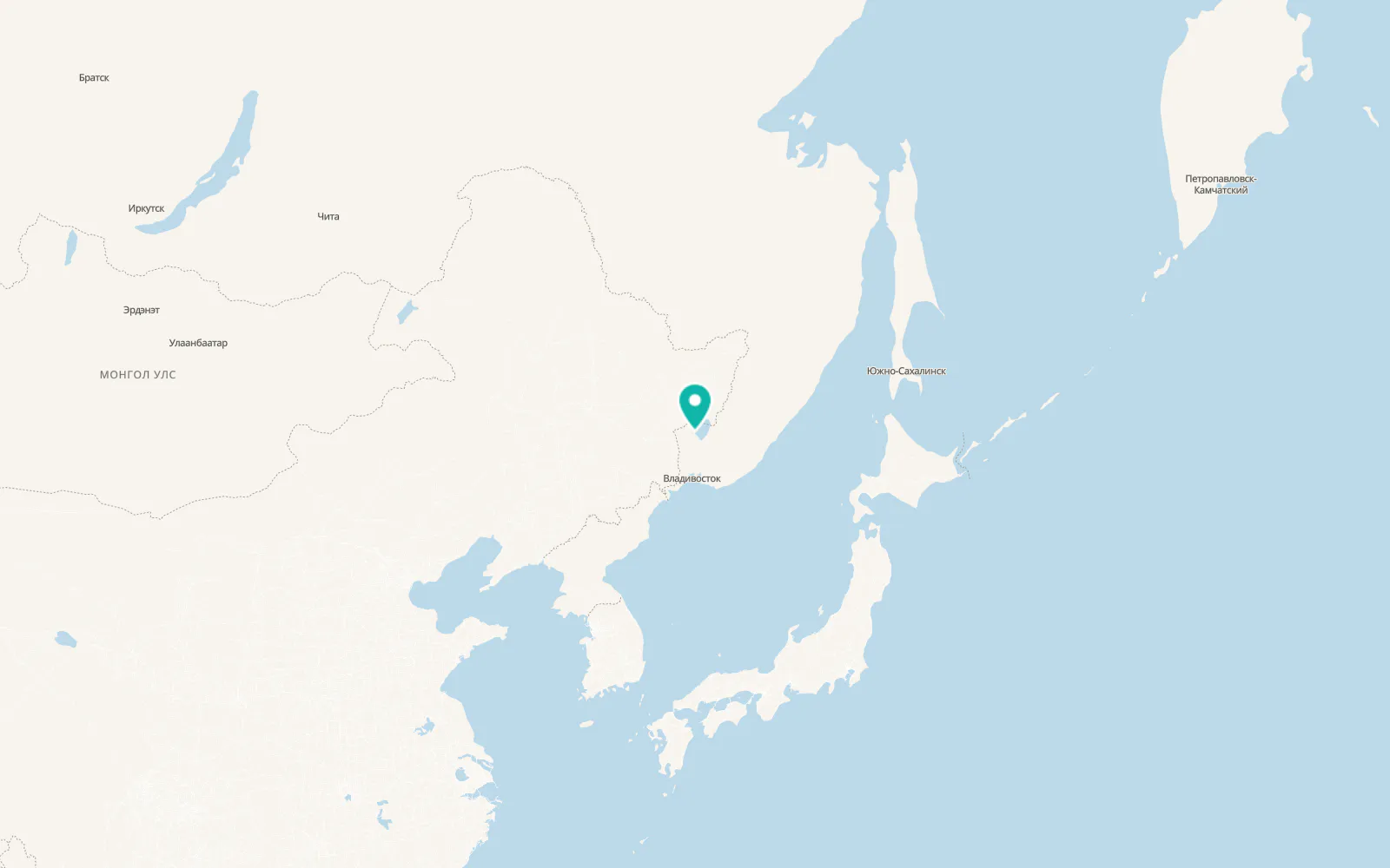 Map of Kamen’-Rybolov