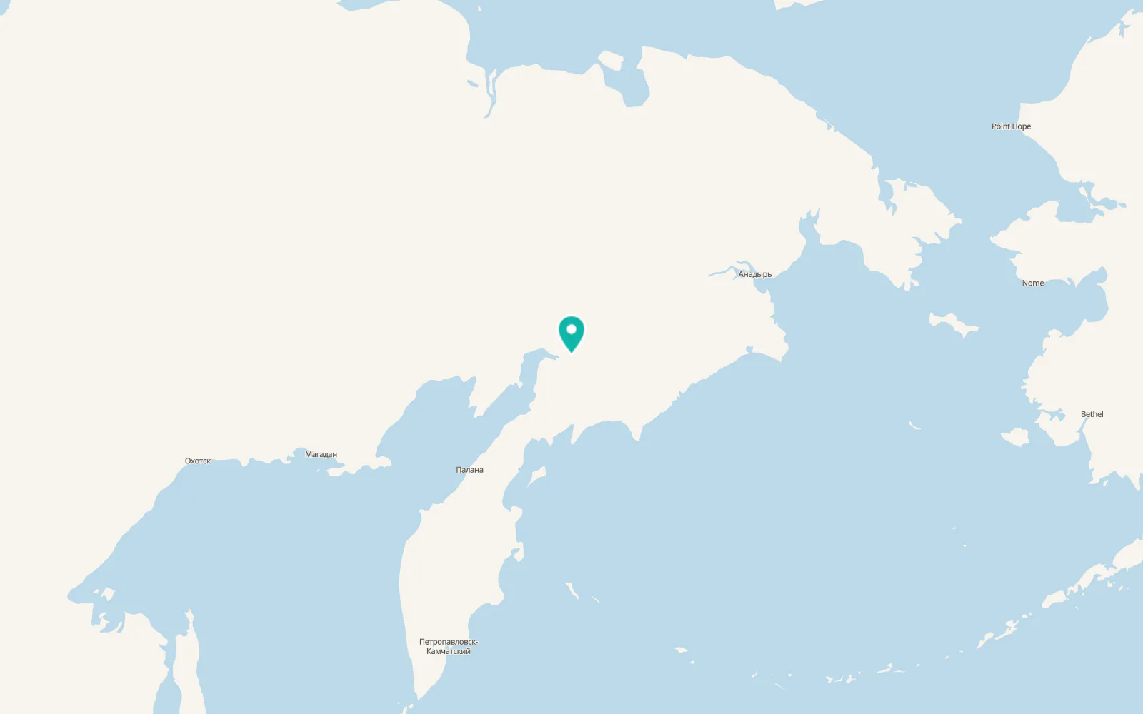 Map of Kamenskoye