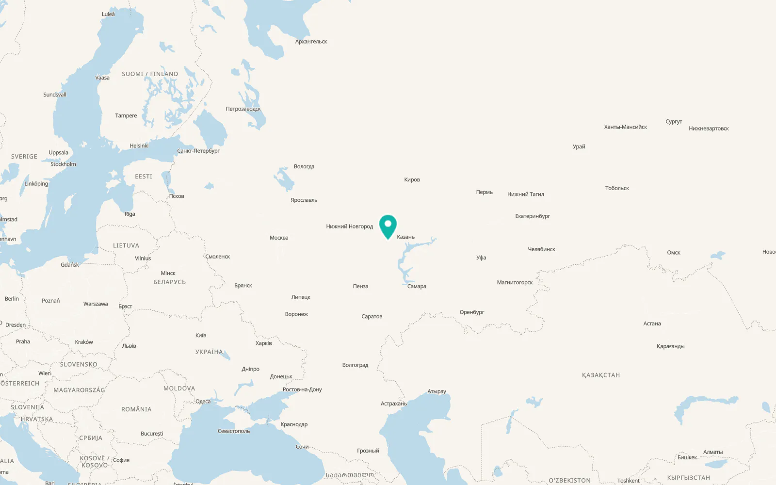 Map of Kanash