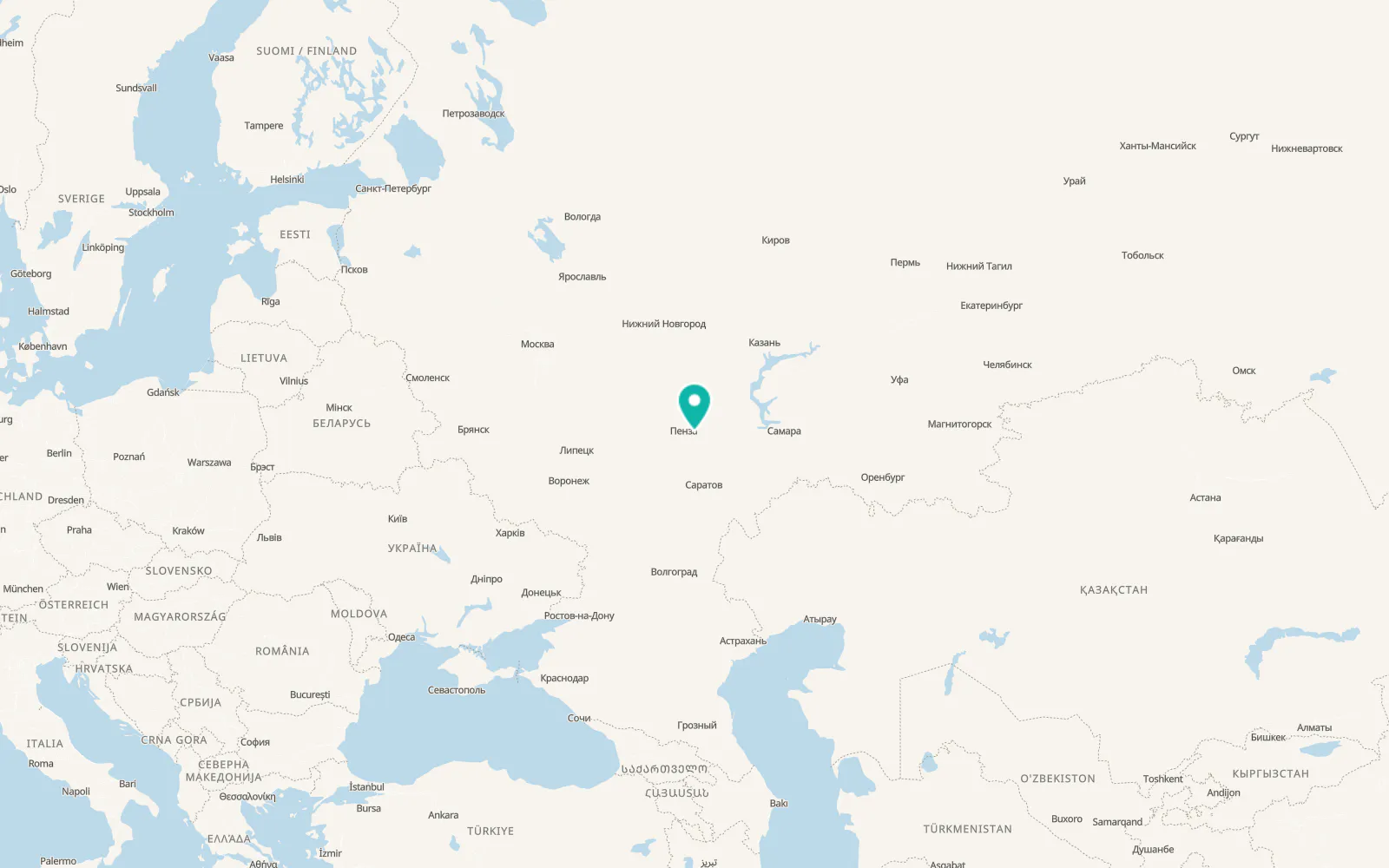 Map of Kanayevka