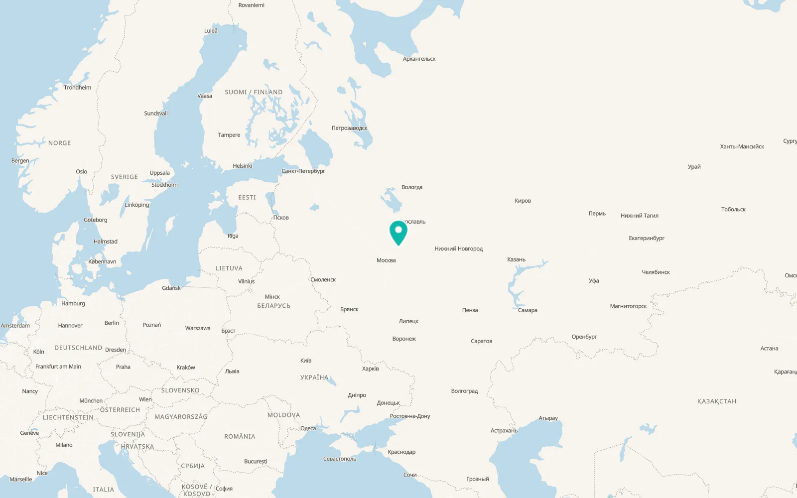 Map of Karabanovo