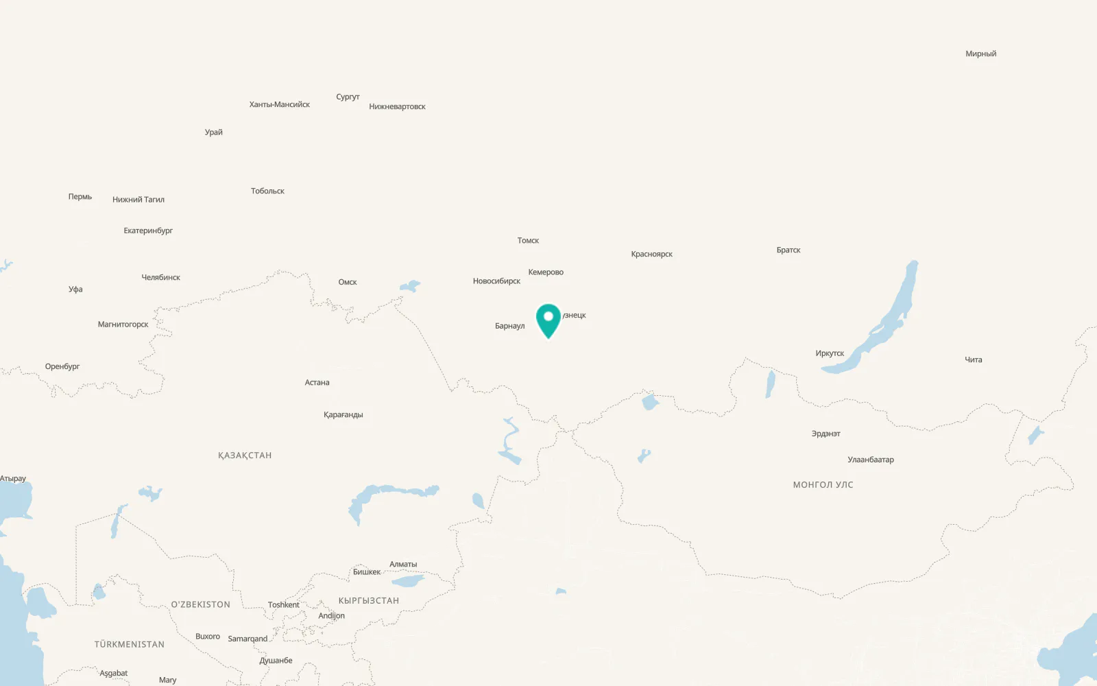 Map of Karabinka