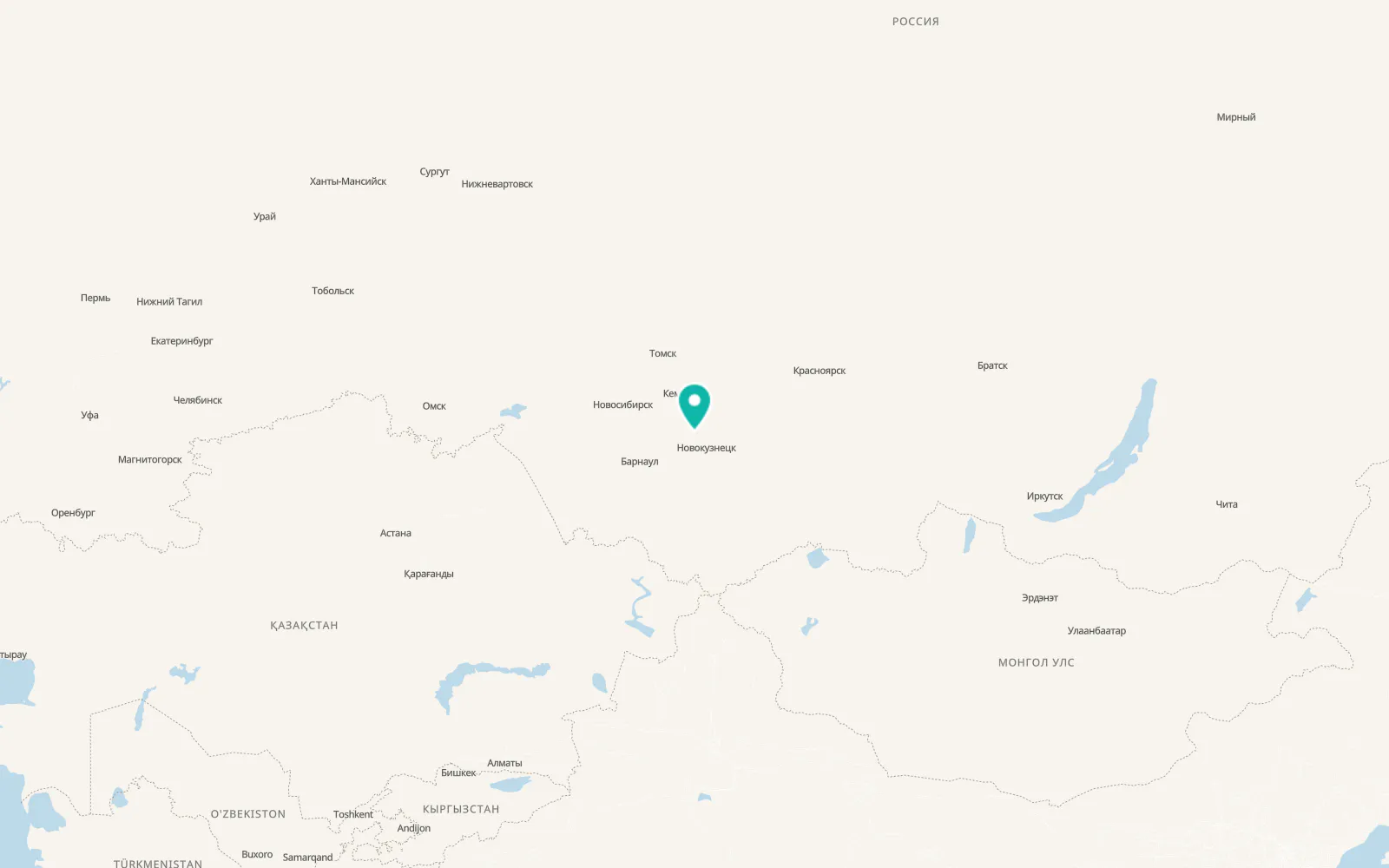 Map of Karagayla