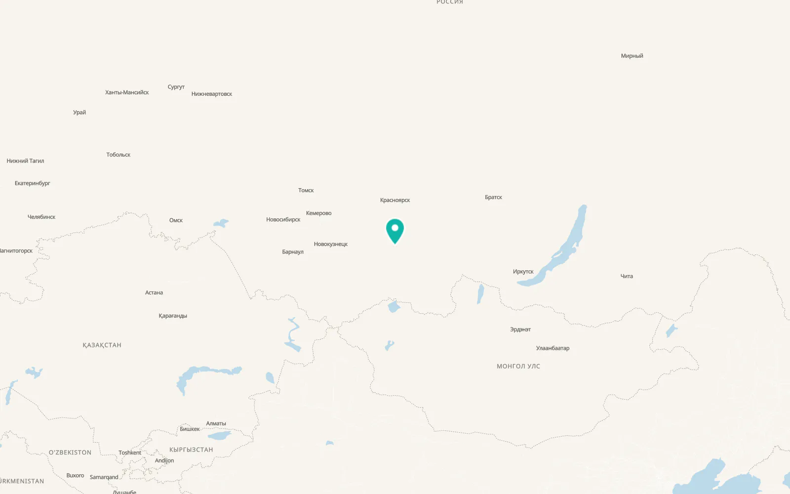 Map of Karatuzskoye