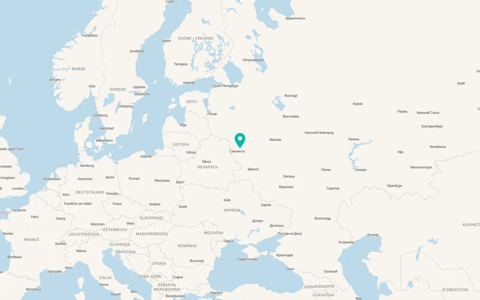 Map of Kardymovo