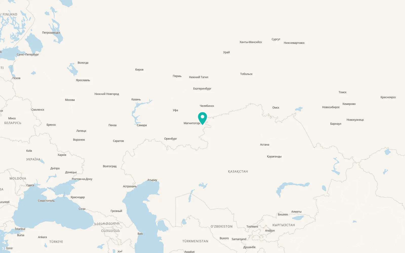 Map of Kartaly