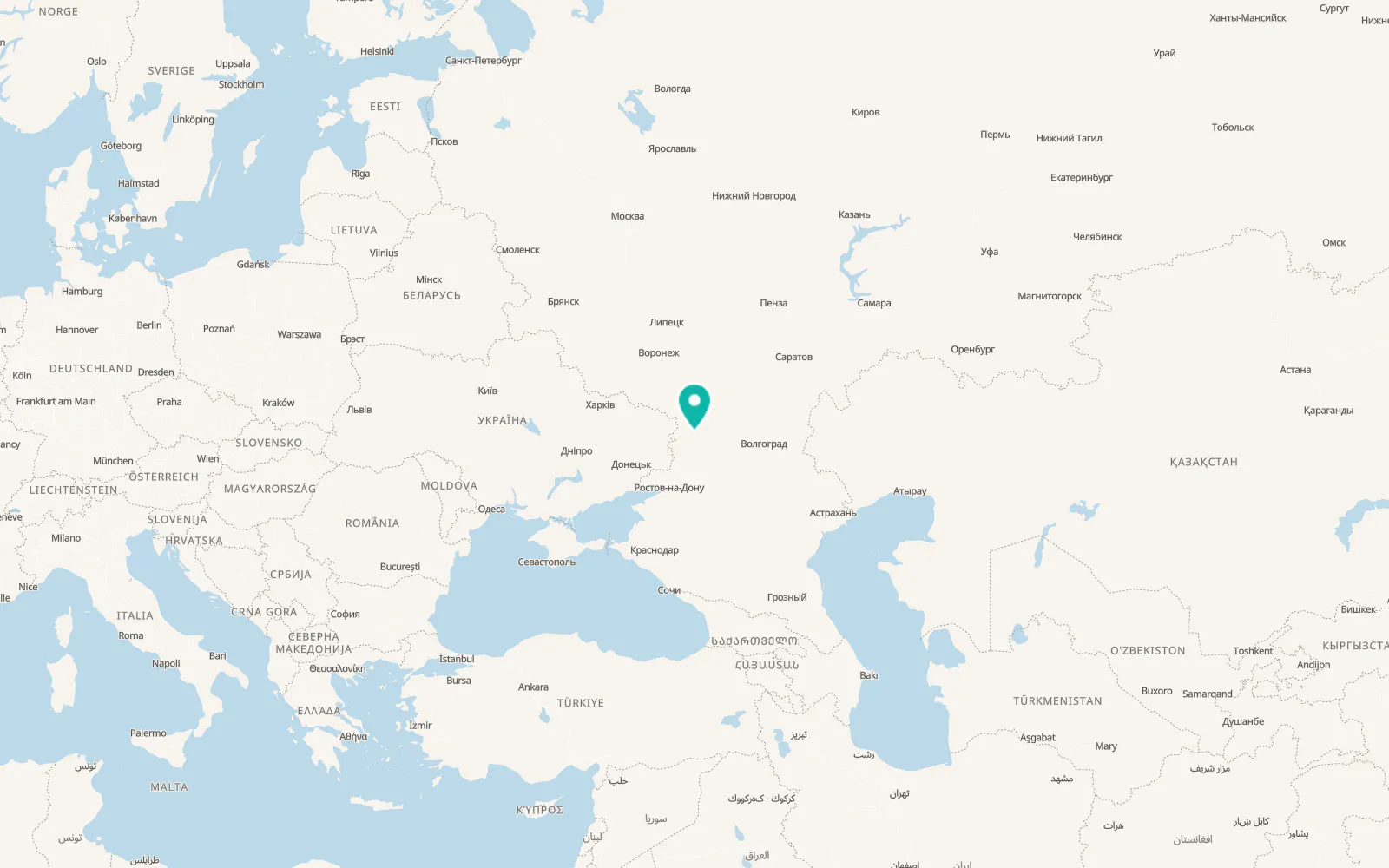 Map of Kashary