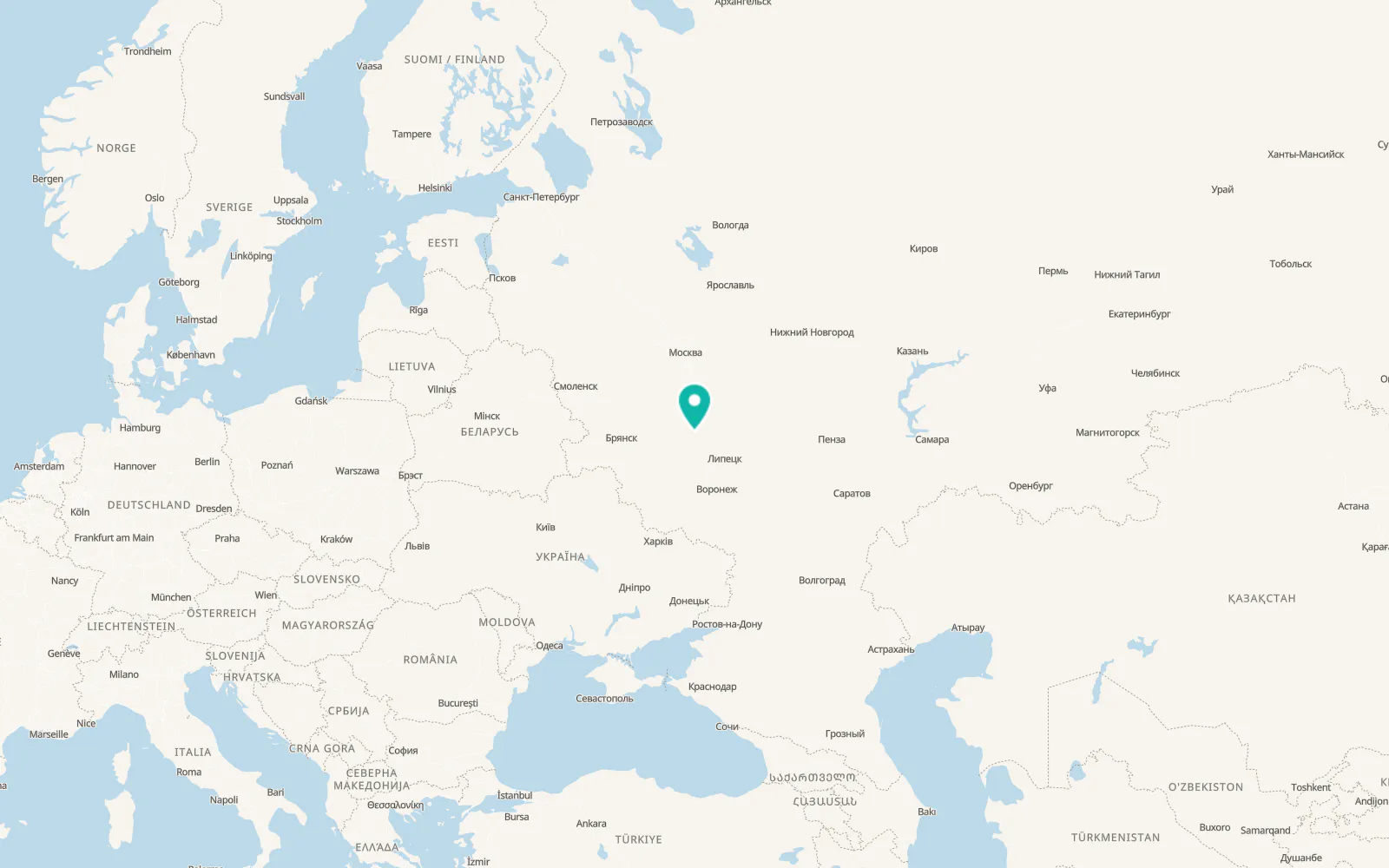 Map of Kazachka