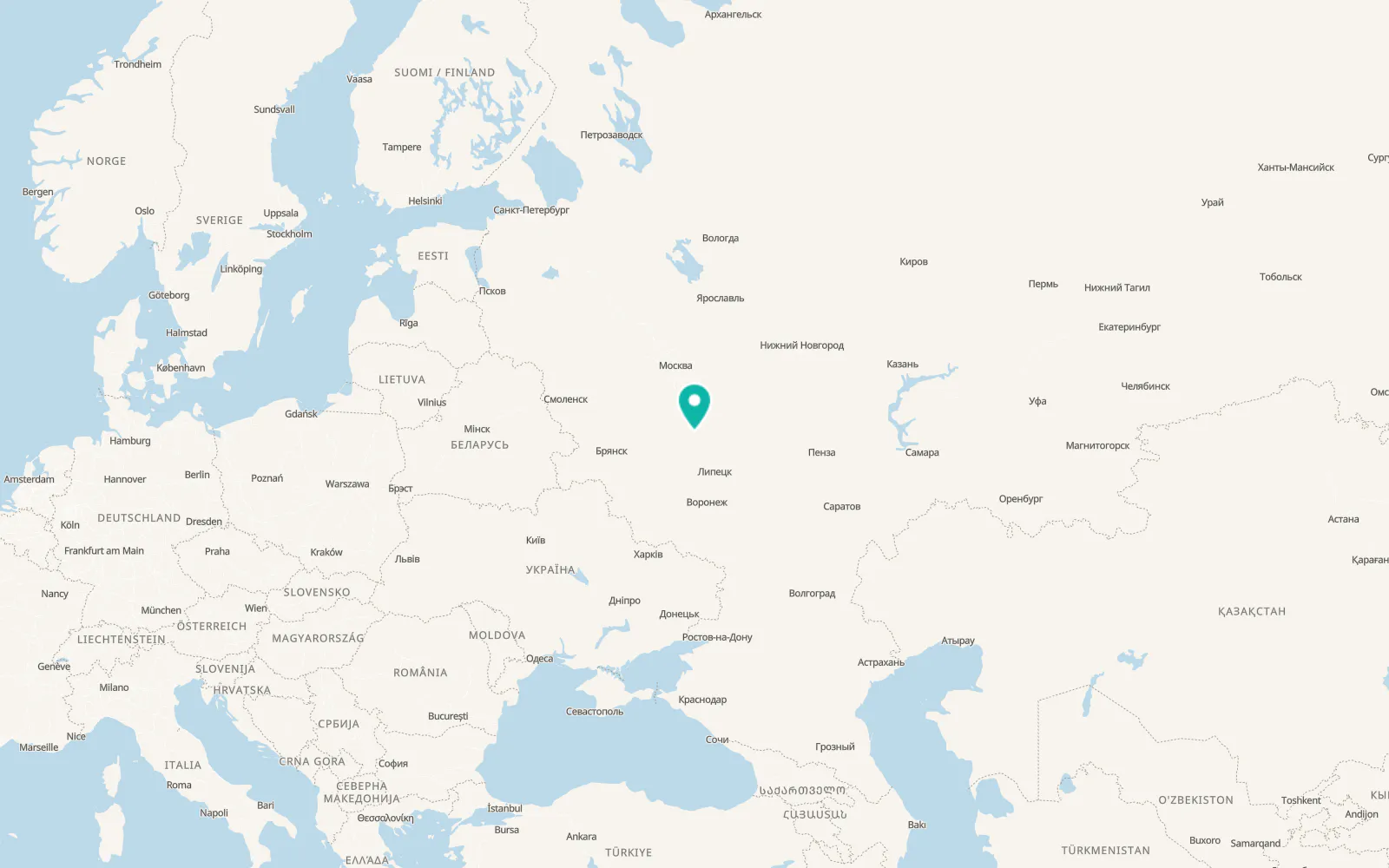 Map of Kazanovka