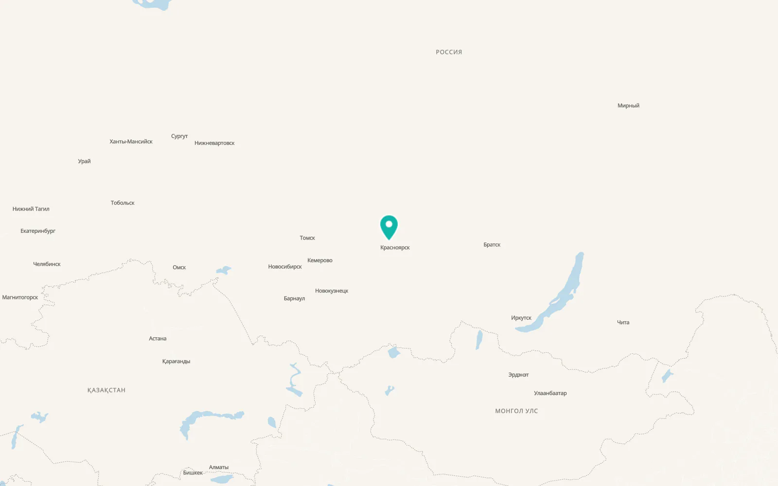 Map of Kedrovyy