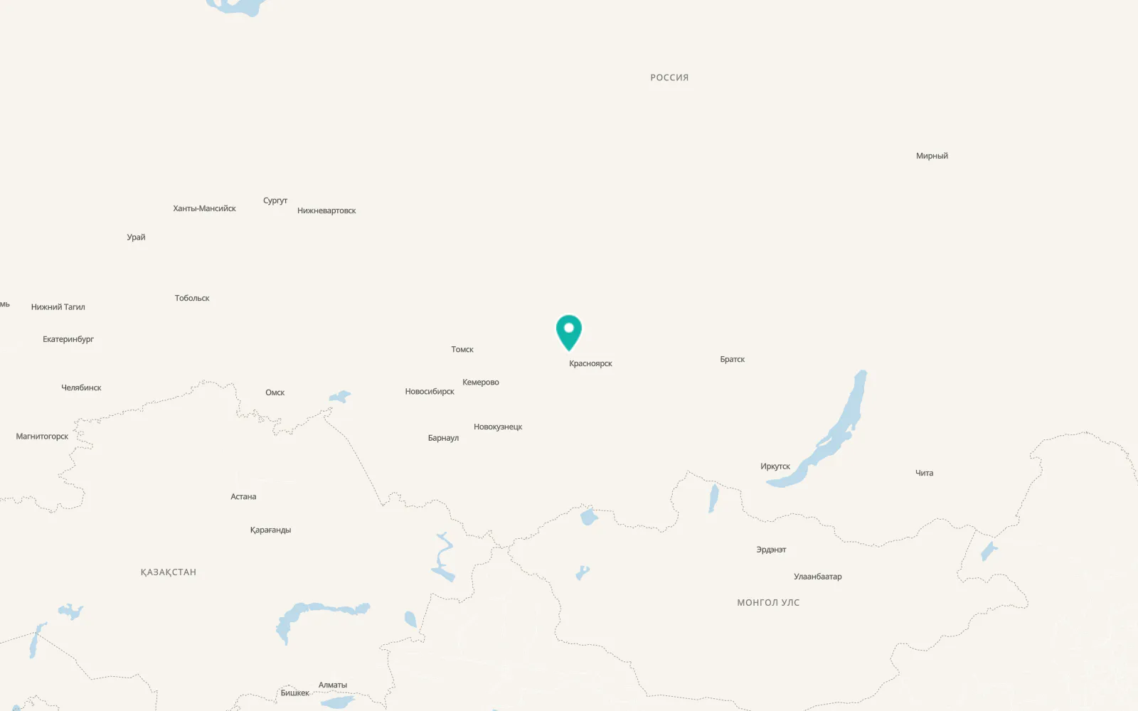 Map of Kedrovyy