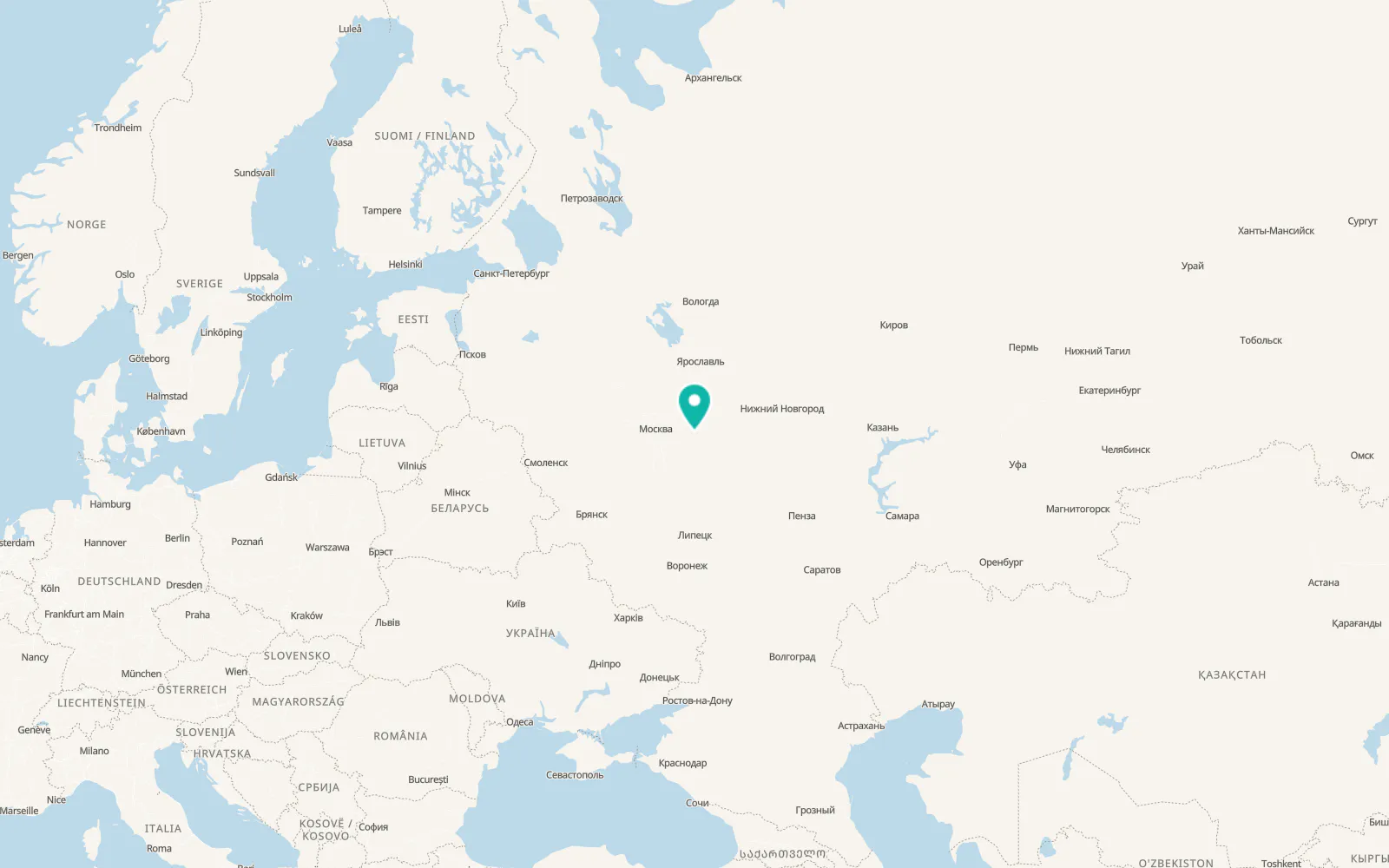 Map of Kerva
