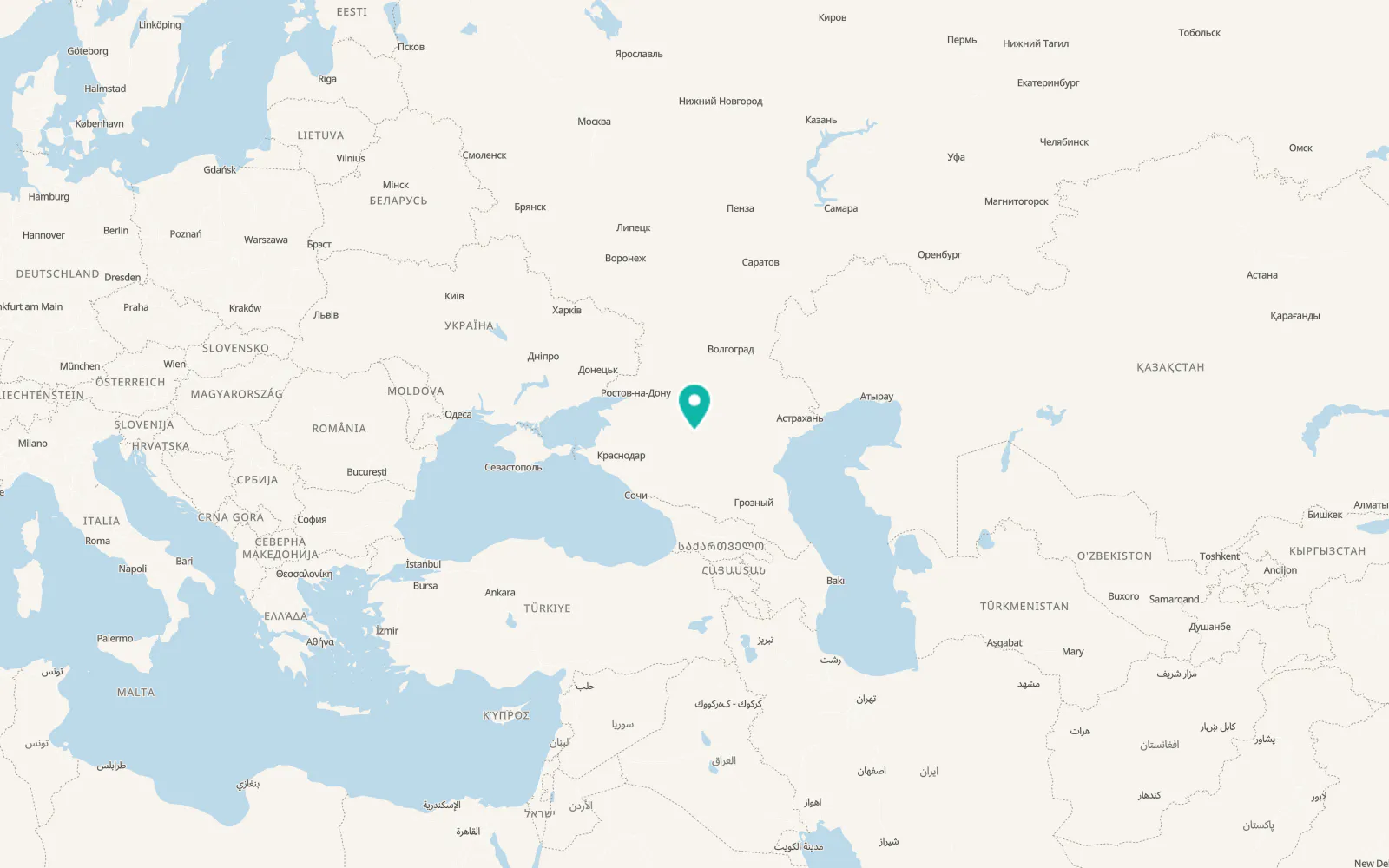 Map of Kevsala
