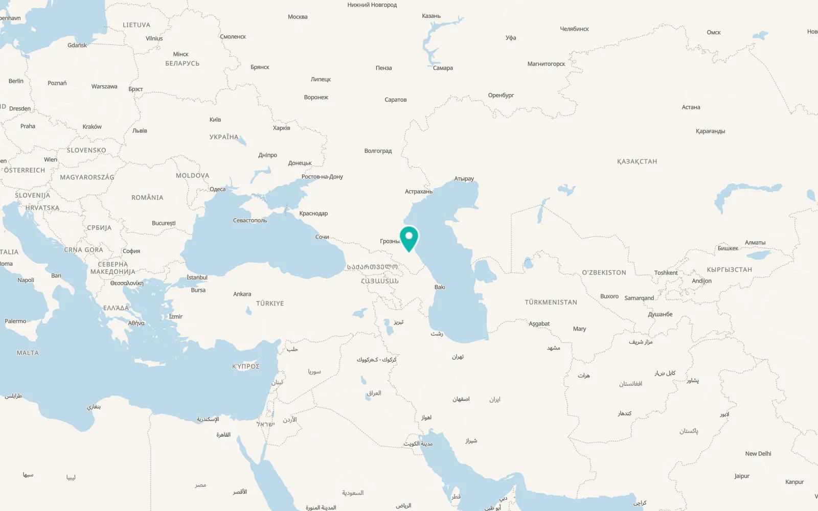 Map of Khadzhalmakhi