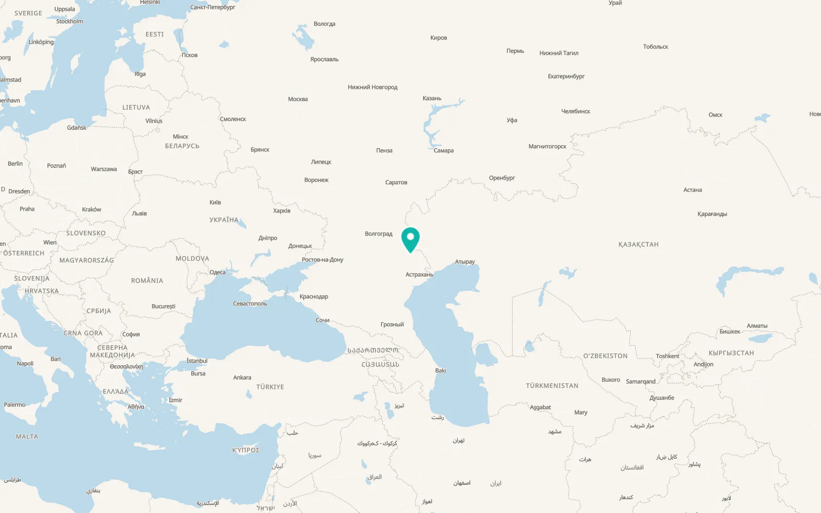 Map of Kharabali