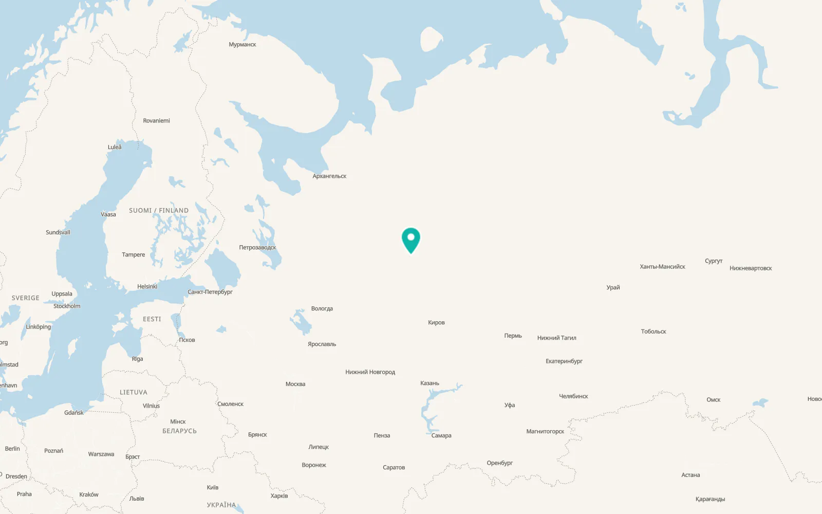 Map of Kharitonovo
