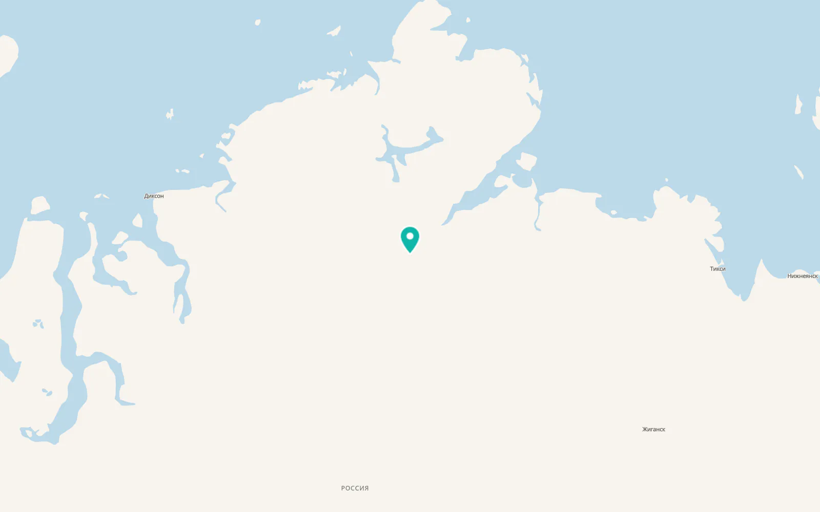 Map of Khatanga