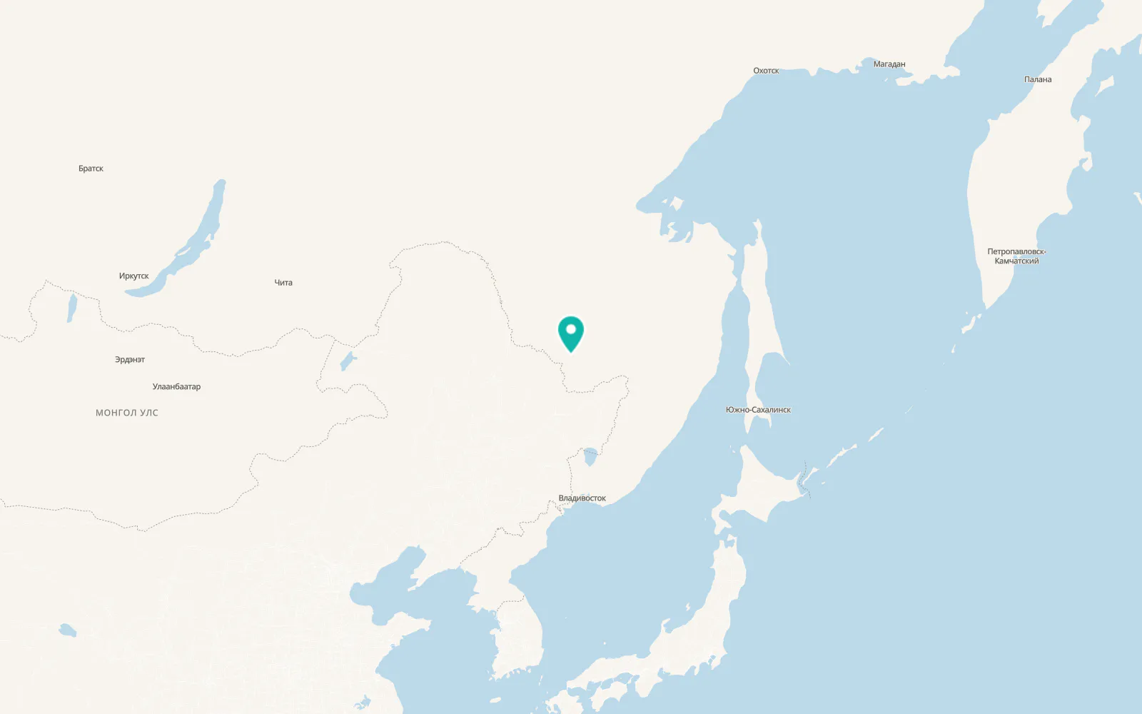 Map of Khingansk