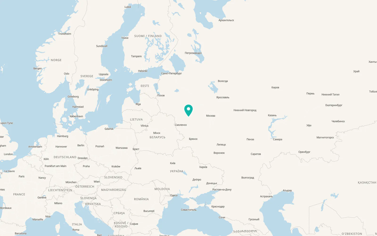 Map of Kholm-Zhirkovskiy