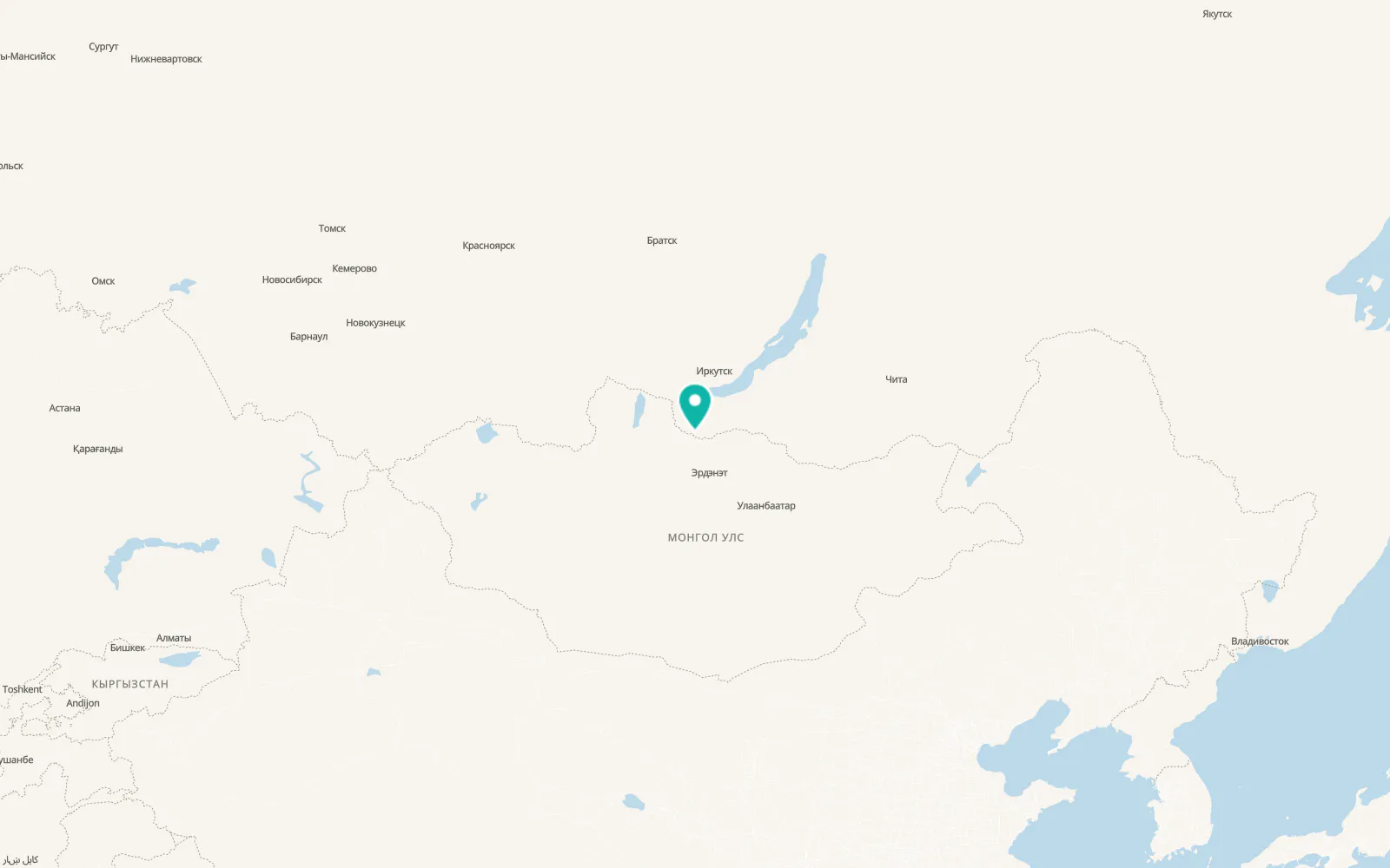 Map of Kholtoson