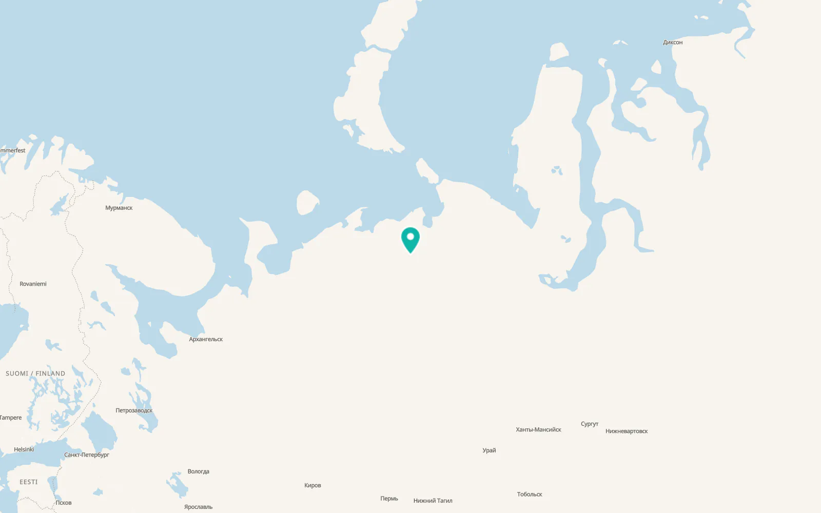 Map of Khoreyver