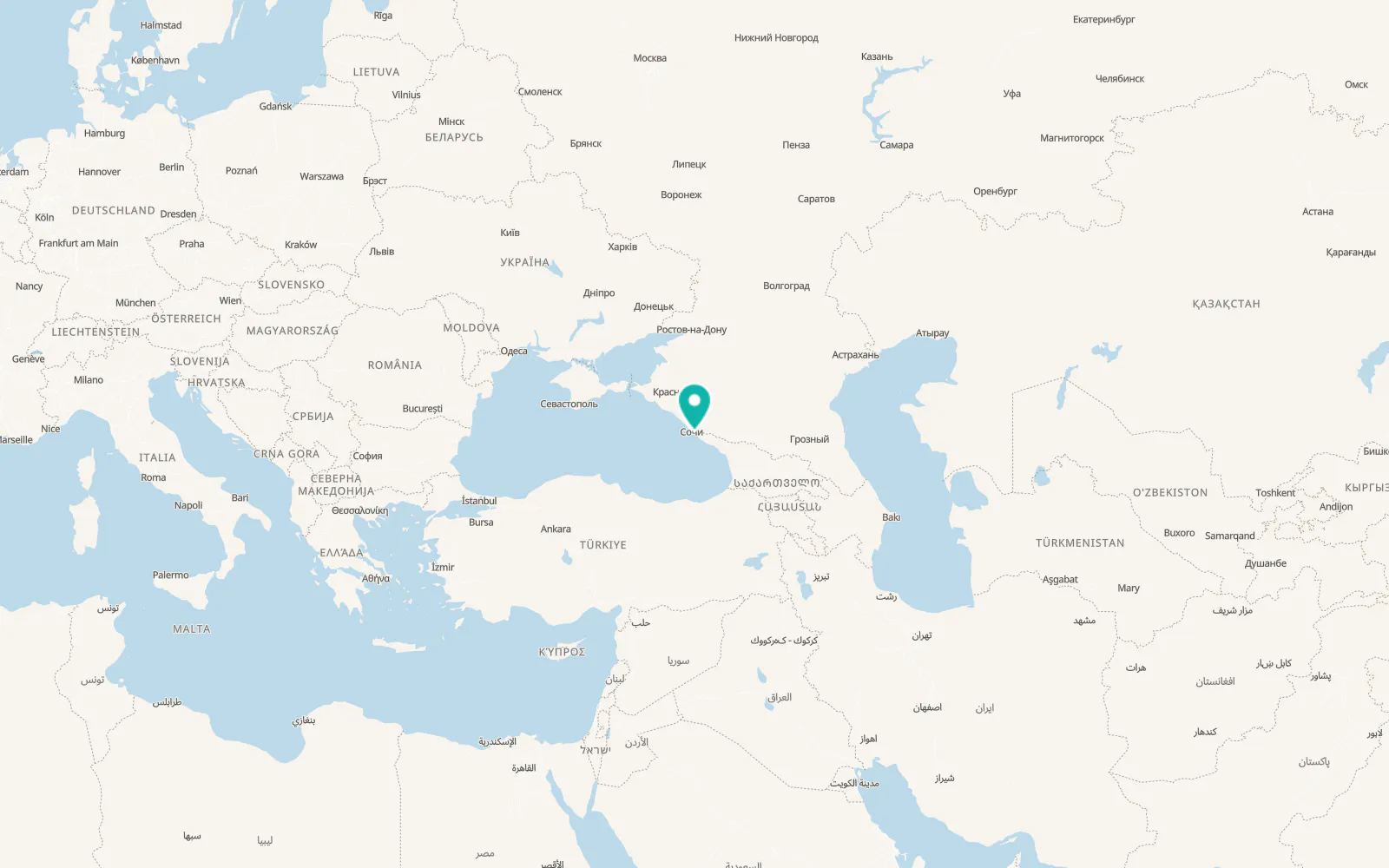 Map of Khosta