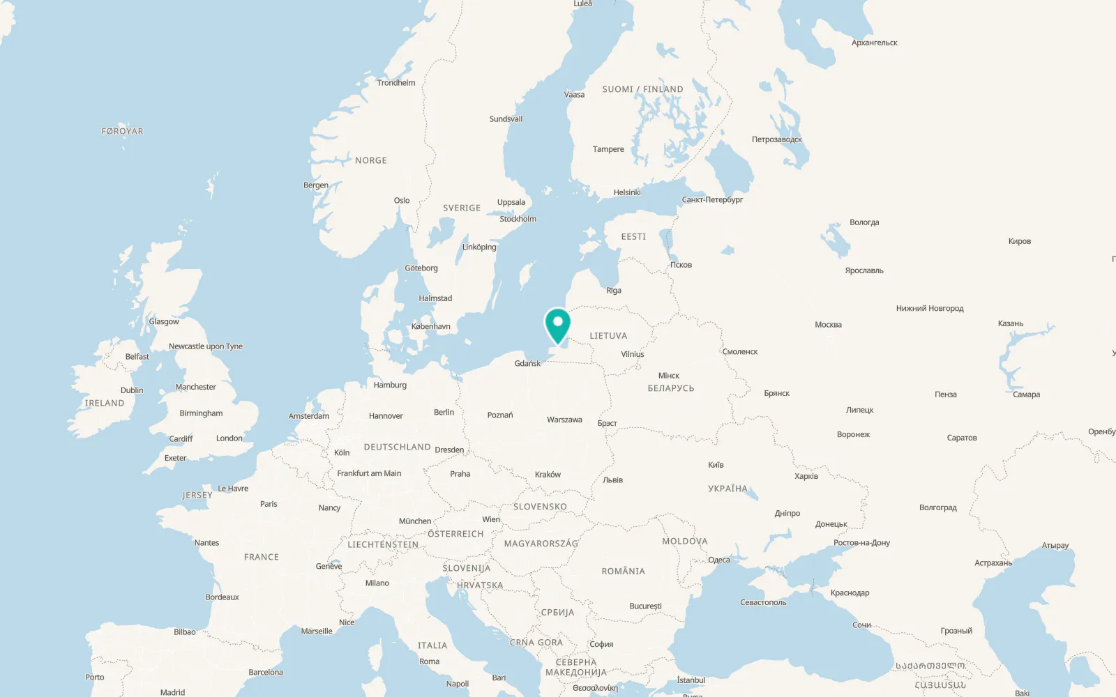 Map of Khrabrovo