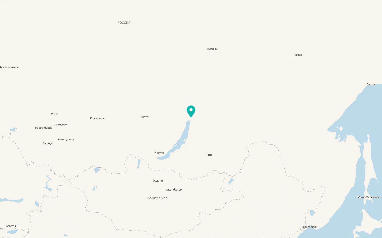 Map of Kichera