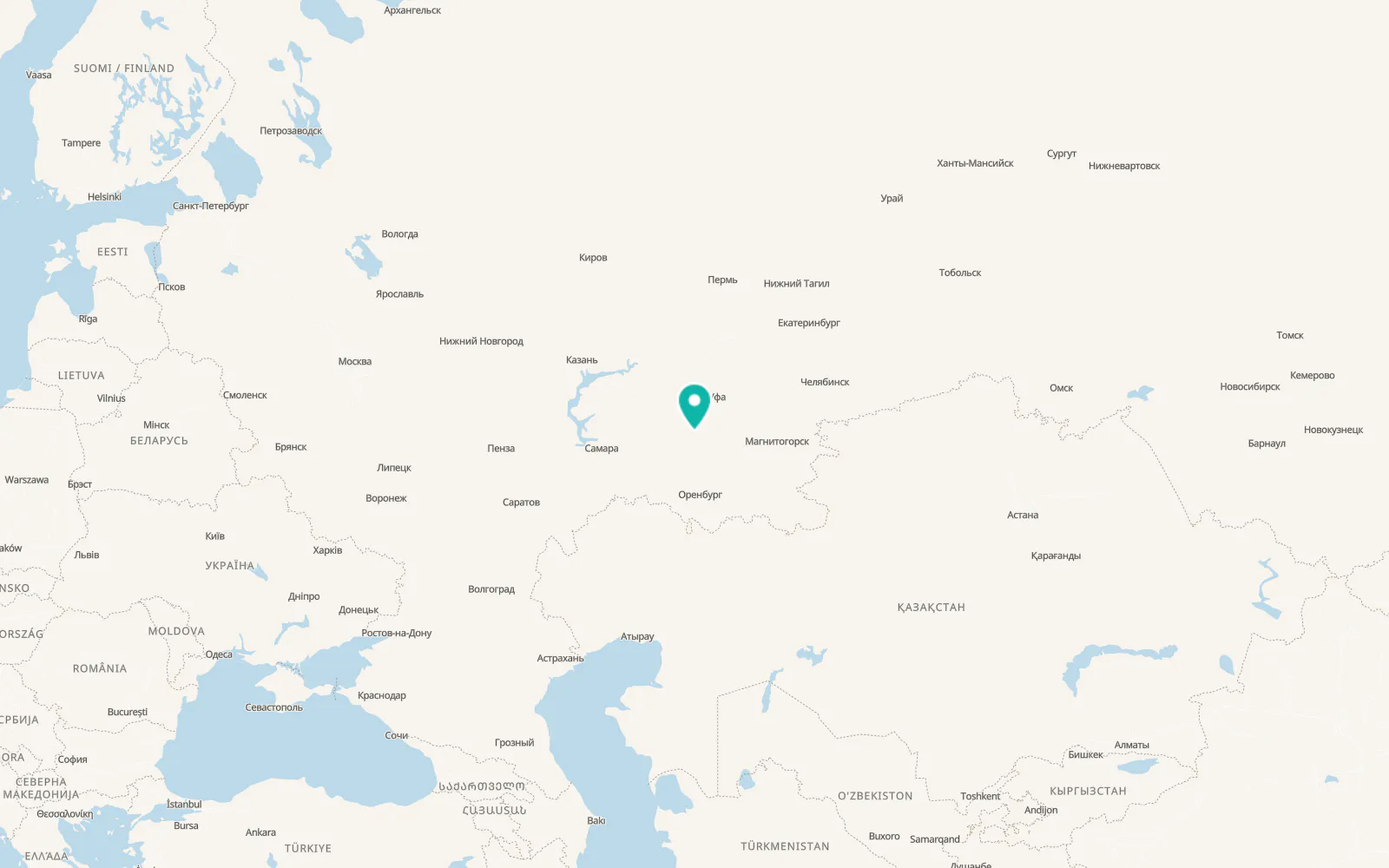 Map of Kirgiz-Miyaki