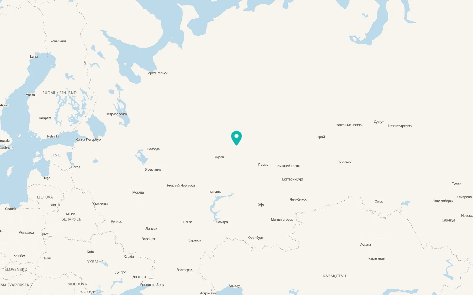 Map of Kirs