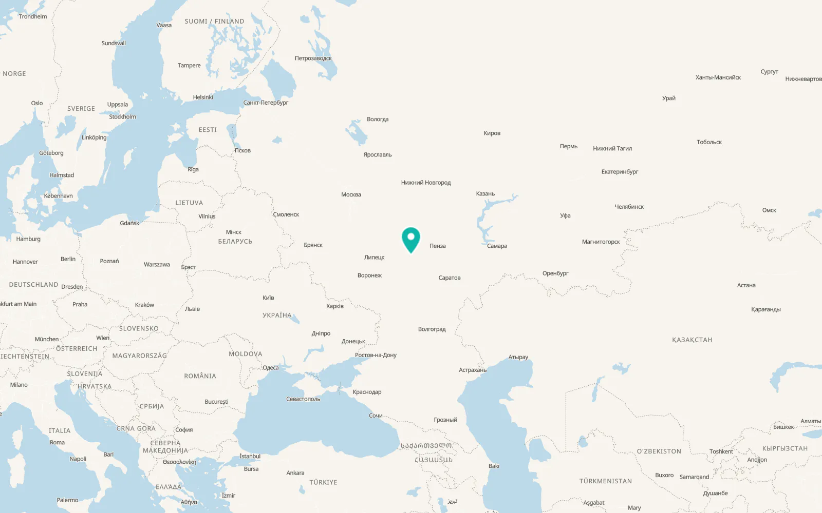 Map of Kirsanov