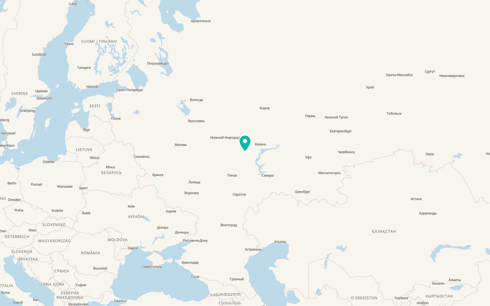 Map of Kirya