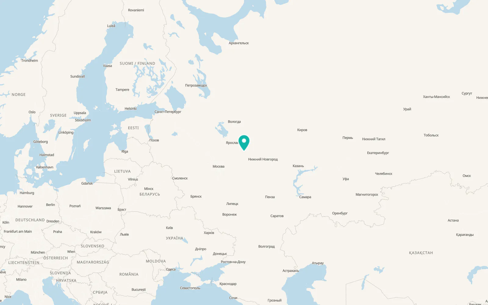 Map of Kitovo