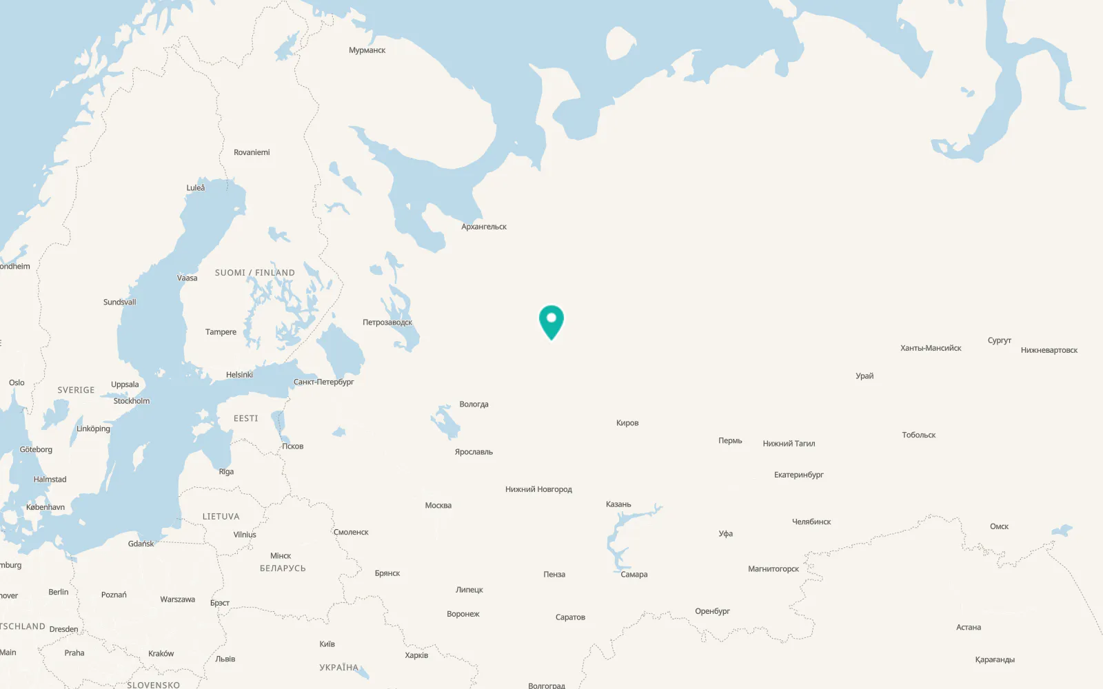 Map of Kizema