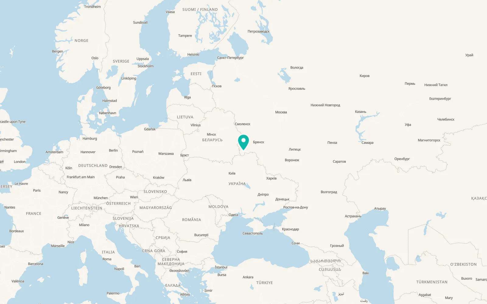 Map of Klimovo