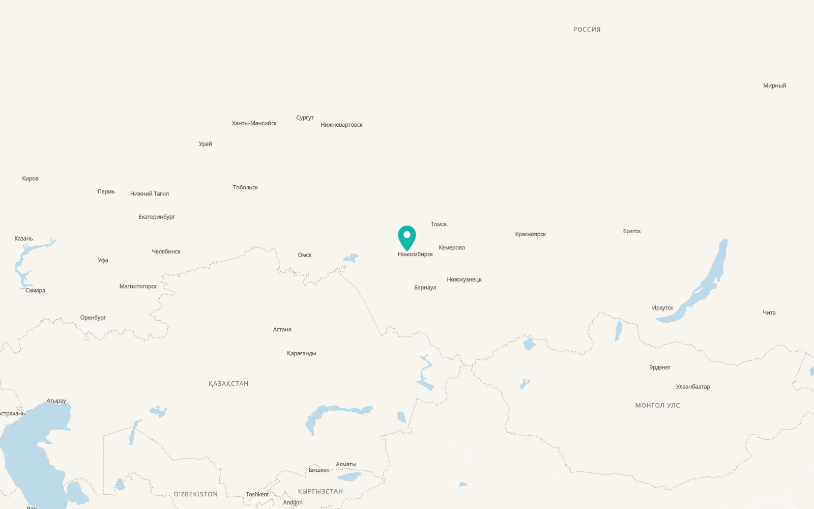 Map of Kochenëvo