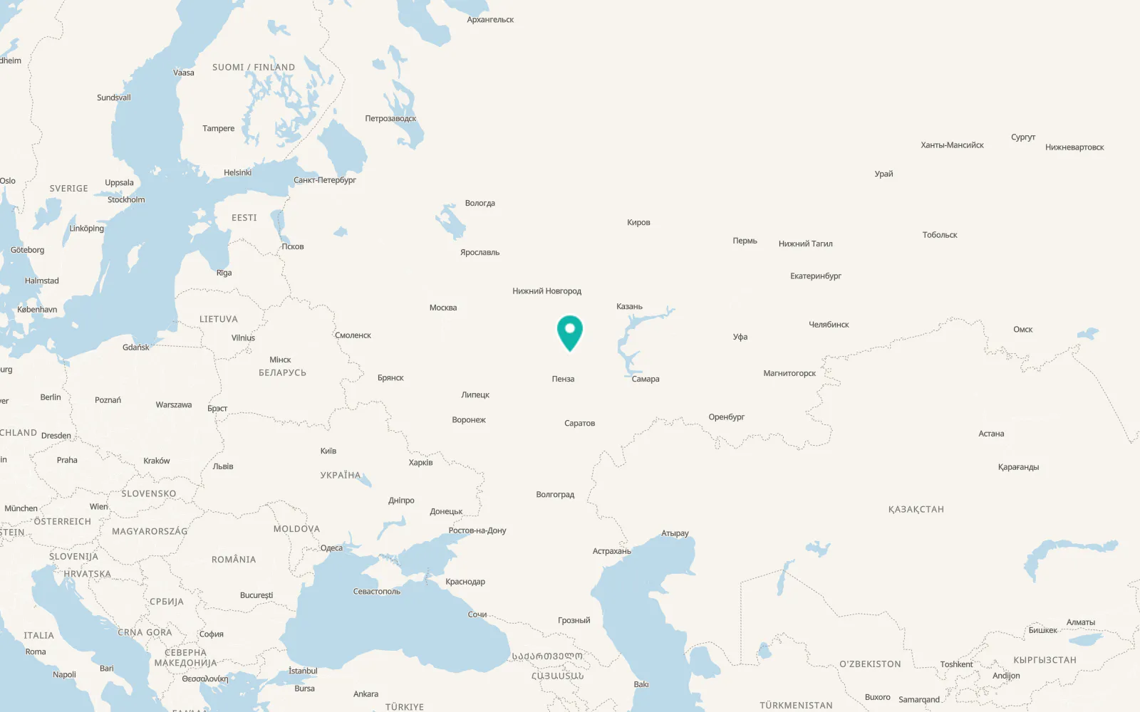 Map of Kochkurovo