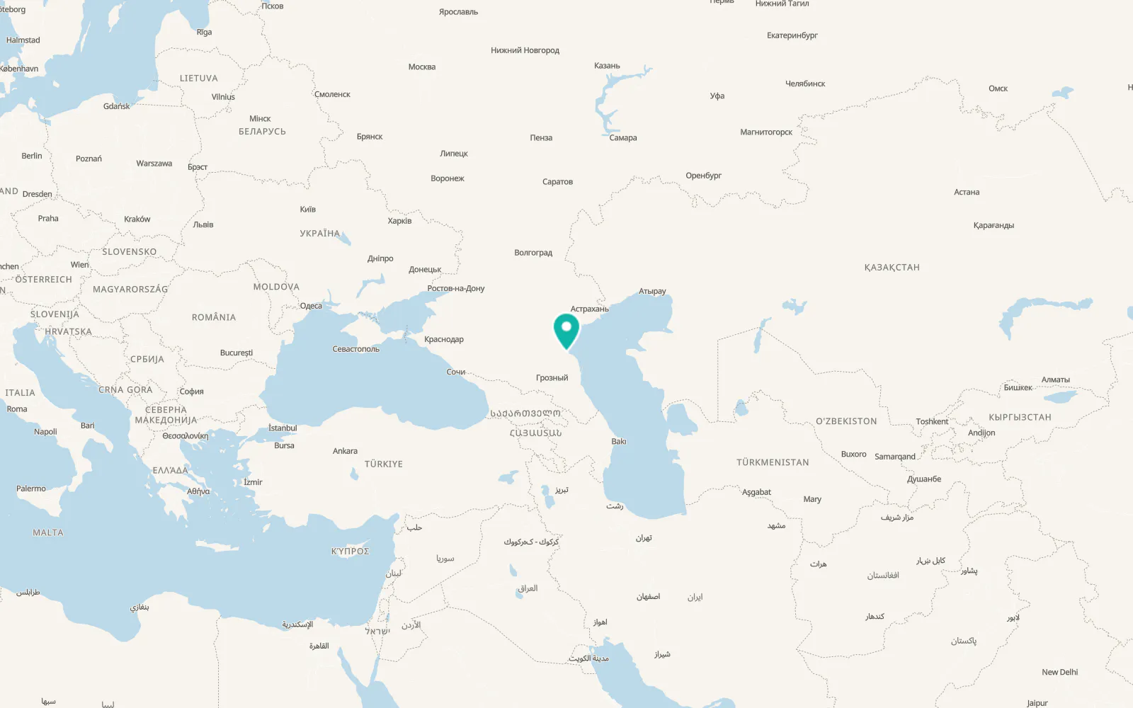 Map of Kochubey