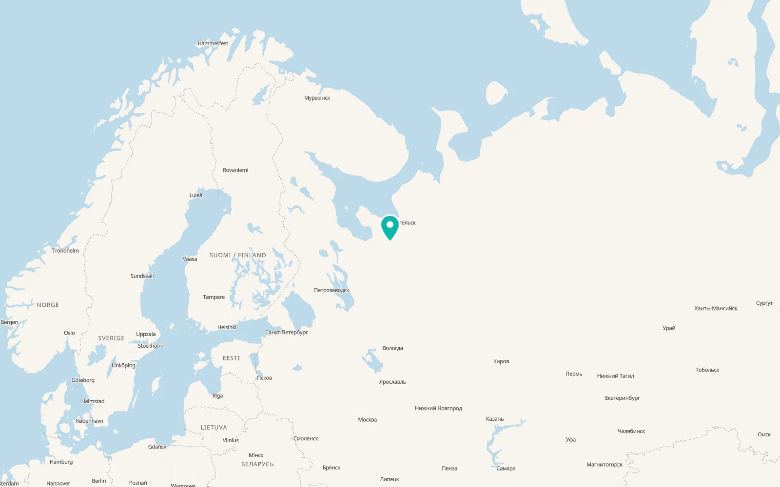 Map of Kodino