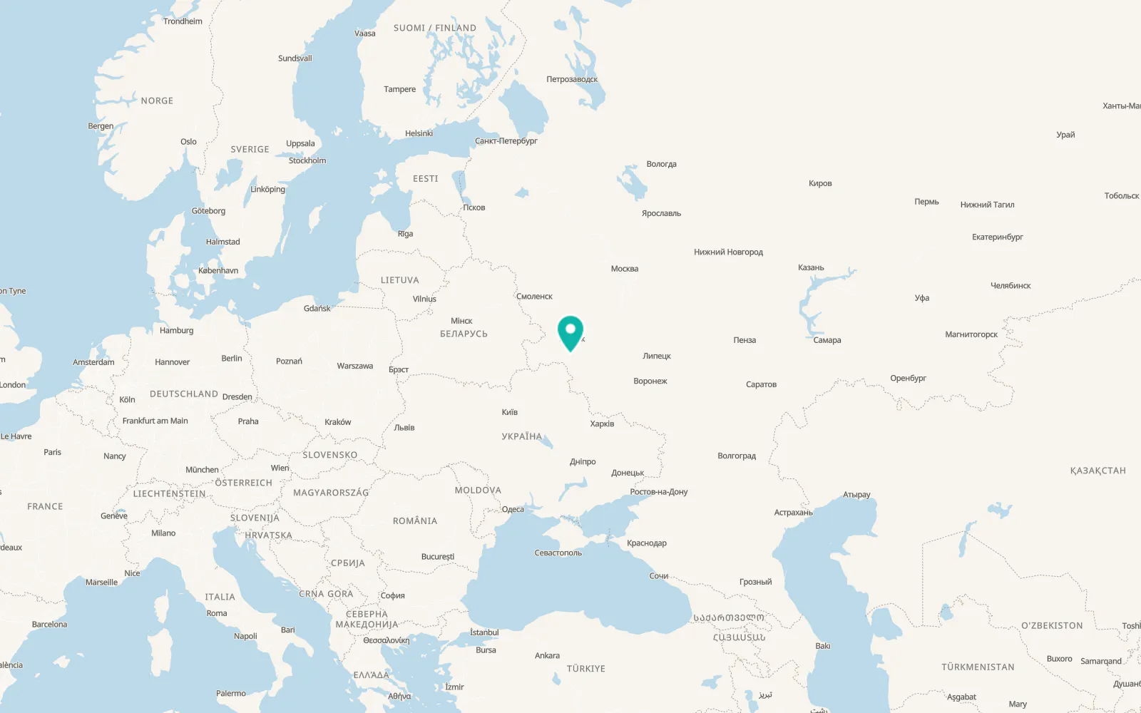 Map of Kokorevka