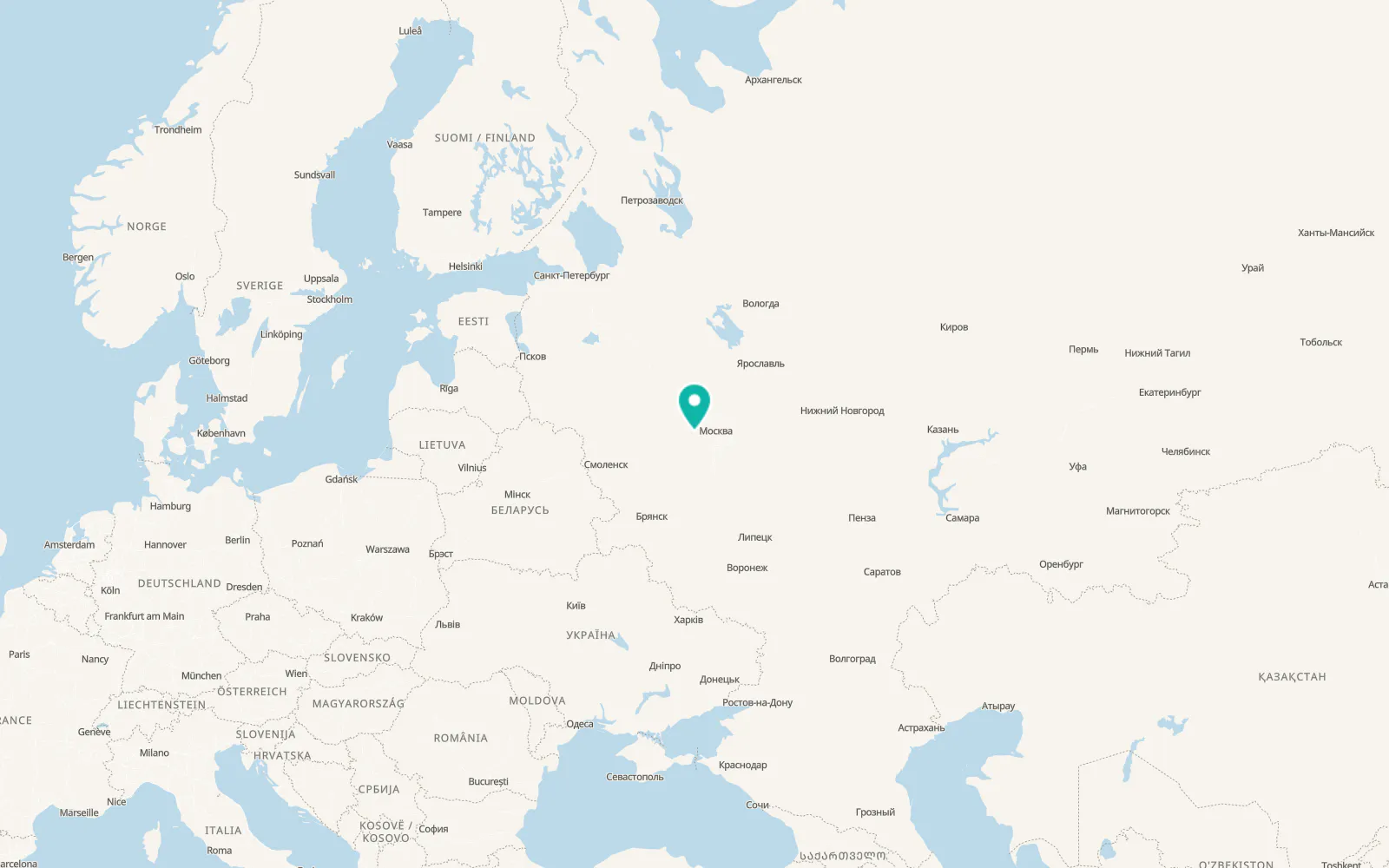Map of Kolyubakino