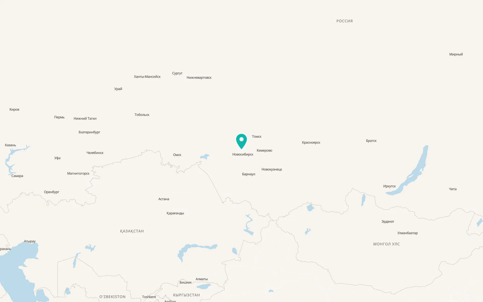 Map of Kolyvan’