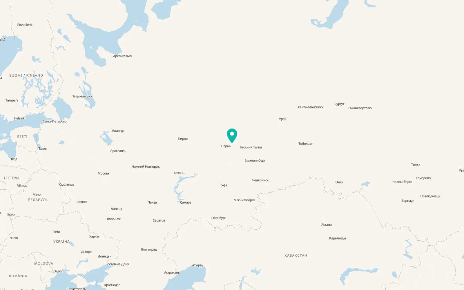 Map of Komarikhinskiy