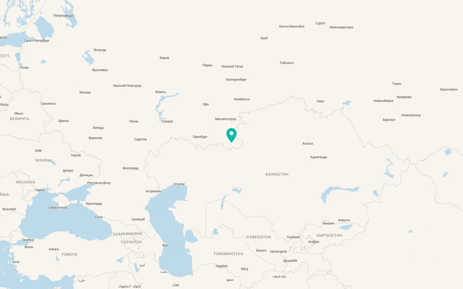 Map of Komarovskiy
