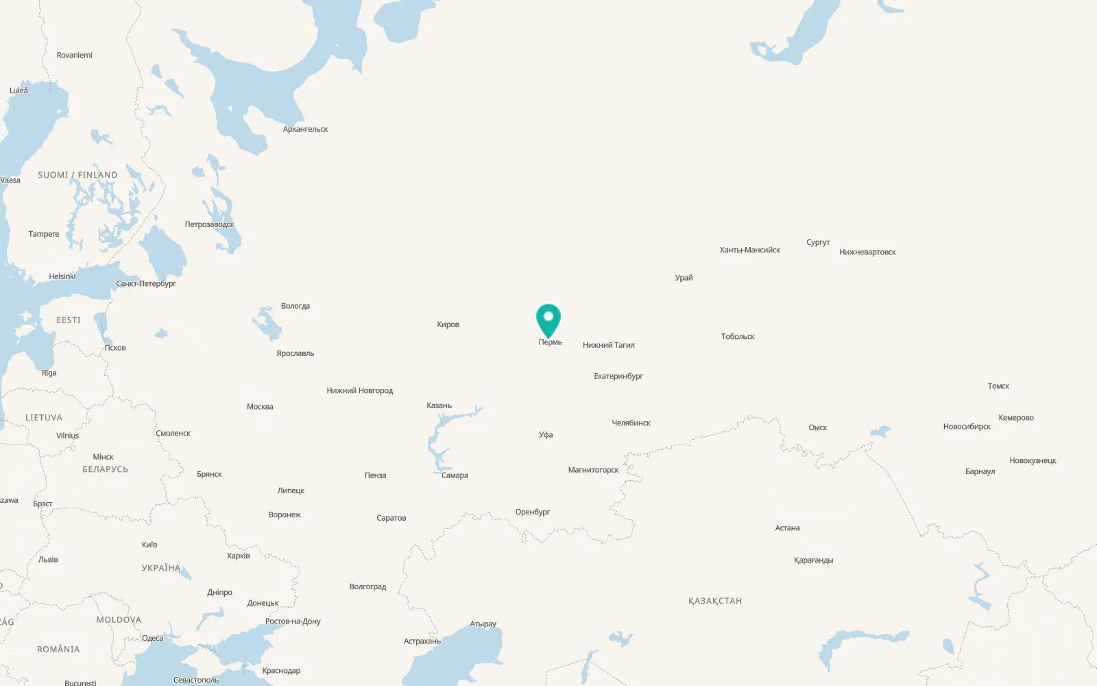 Map of Kondratovo