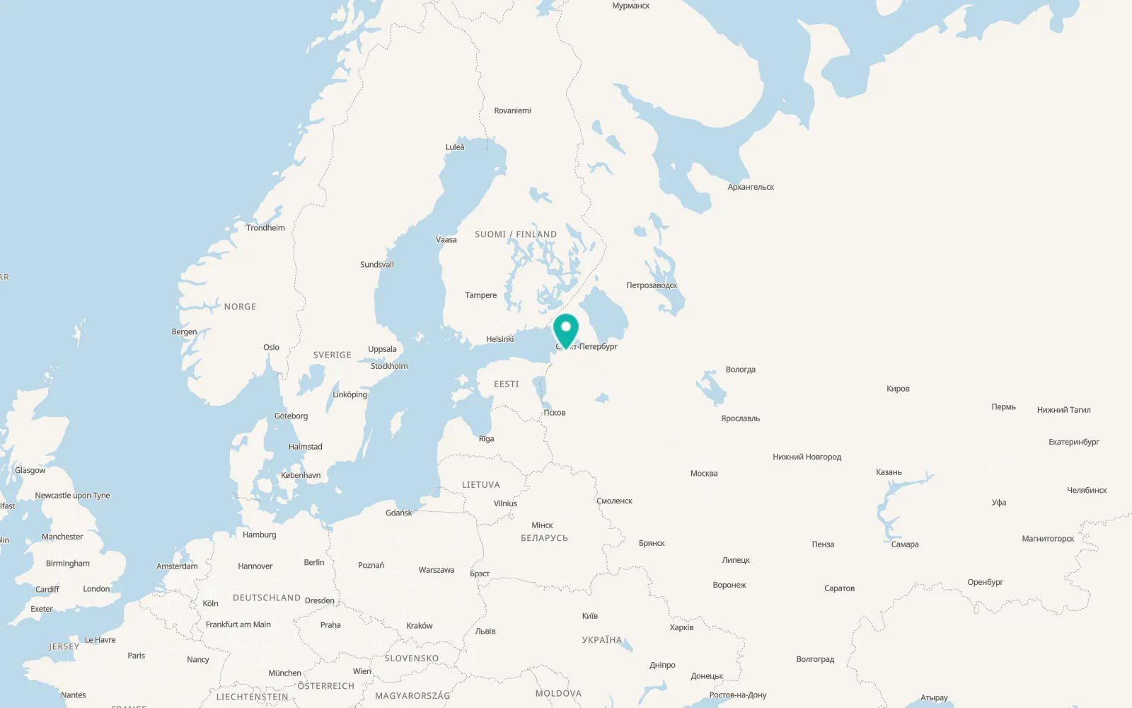 Map of Kopor’ye