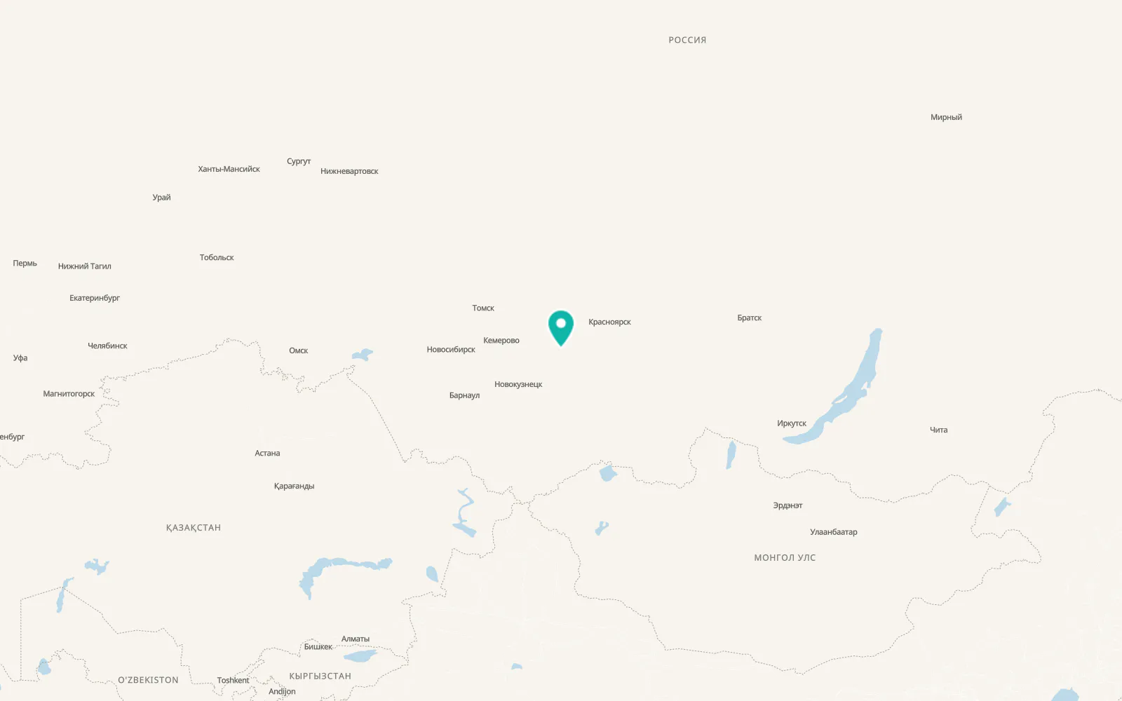 Map of Kop’yëvo