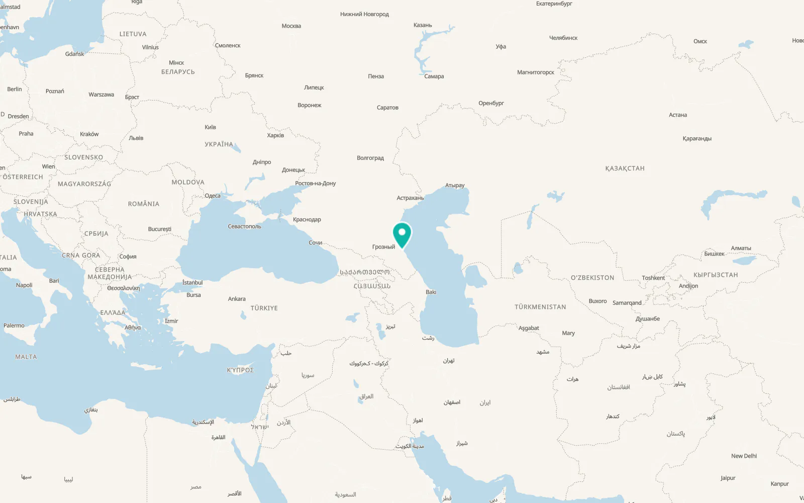 Map of Korkmaskala