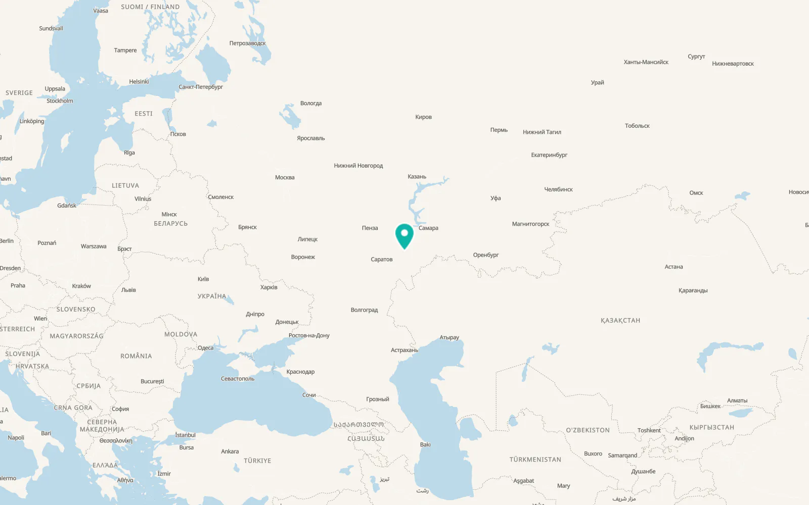 Map of Kormëzhka