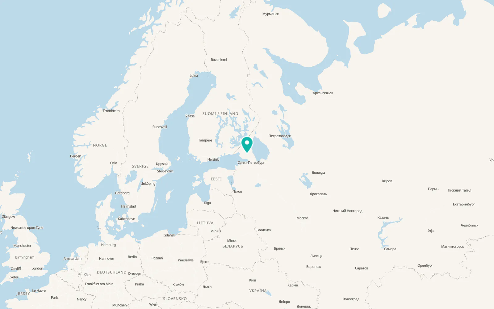 Map of Korobitsyno